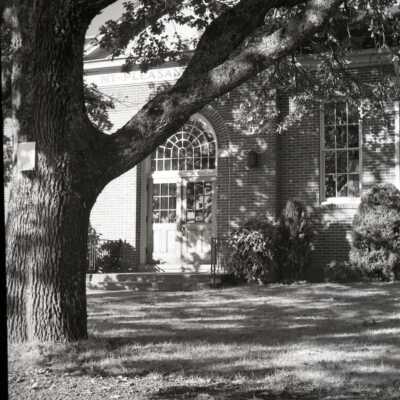 Mt. Pleasant School 1949 - Entrance View.