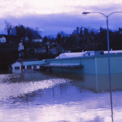 1964 Flood - 15th and Washington - Oregon City Oregon