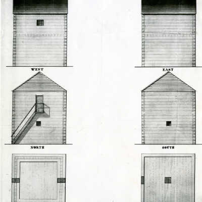 Oregon City - 1844 - First Jail in Oregon Territory