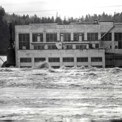 1964 Flood - Crown Zellerbach Paper Mill - West Linn
