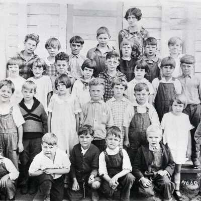 Carver School Students 1926 - 1st - 4th Grades - Carver, Oregon