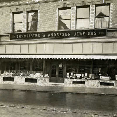 Oregon City 1919 - Burmeister and Andresen Jewelers - 7th and Main