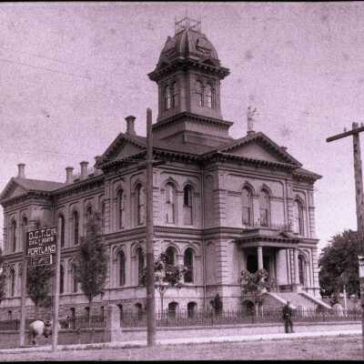 Clackamas County Court House, 1888