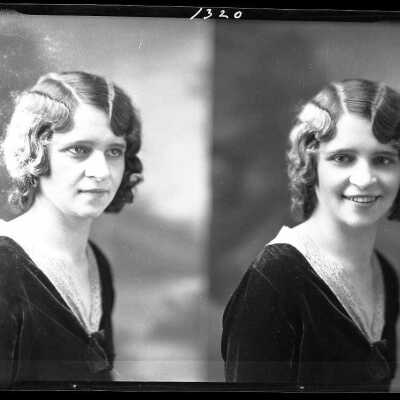Photograph of a woman for Kahryn Barry - December 1929 -Negative