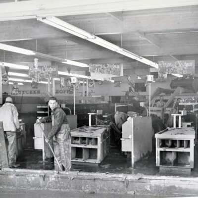 1964 Flood - Danielson's Thriftway Grocery Interior Clean-up, 15th and Washington Streets