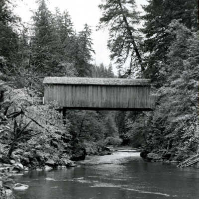 Trout Creek Covered Bridge.