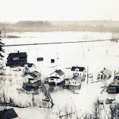 1922 Flood - Buena Vista area of North Oregon City