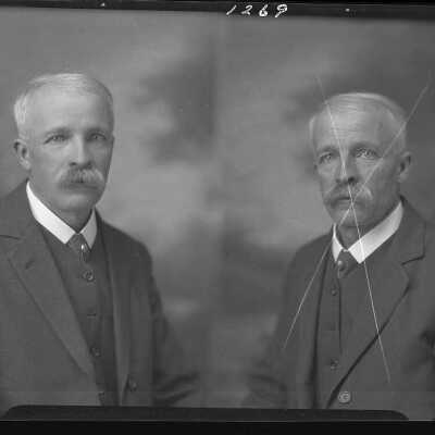 Photograph of a Man for F. D. Nuderhausem - November 1929 - Negative
