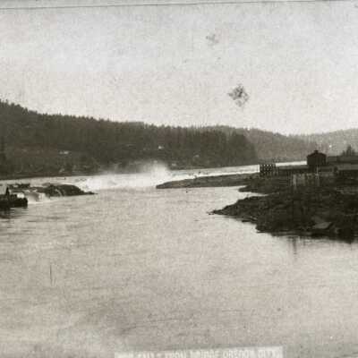 Willamette Falls 1893 - Oregon City and Mills