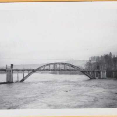 1922 Flood - Oregon City Bridge