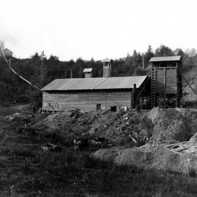 Terrill Silica Mine, 1920's.: Copyright: Clackamas County Historical Society; Origsize: 8x10; Origformat: Print-Photographic