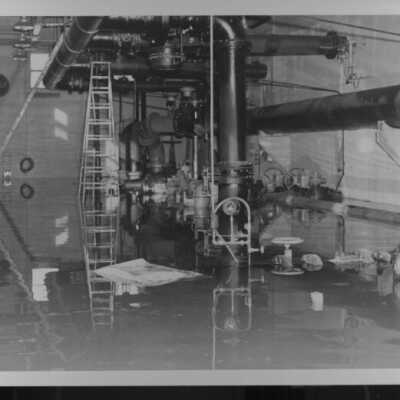 1964 Flood - Crown Zellerbach Mill Filter Plant Pump Room