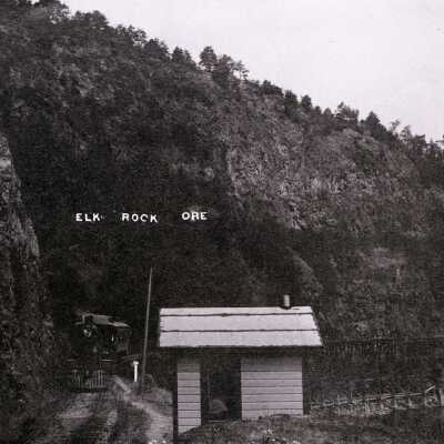 Railroad Trestle Narrow Gauge at Elk Rock near Oswego - 1910