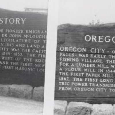Oregon City Lookout over the falls