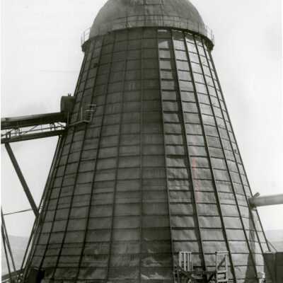 Wigwam Sawdust Burner, 1950s: Origformat: Print-Photographic