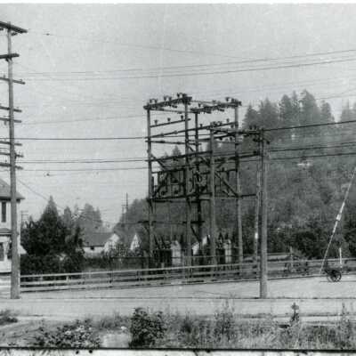 Willamette Valley Southern Rail Station Junction with Interurban Streetcar Line.