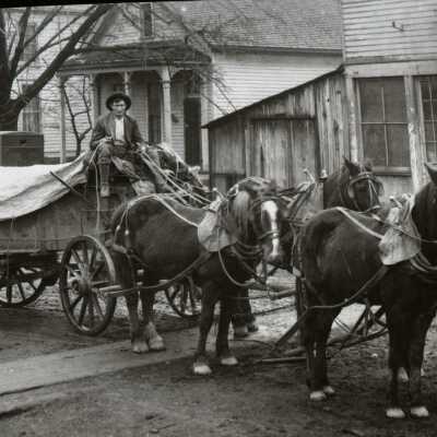 C.A. Wallace and Team of Horses