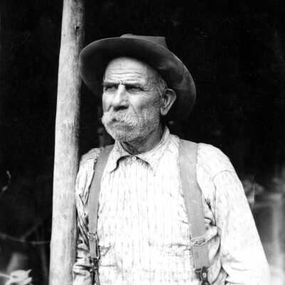 Ellis Hughes, Man Who Discovered the Willamette Meteorite.