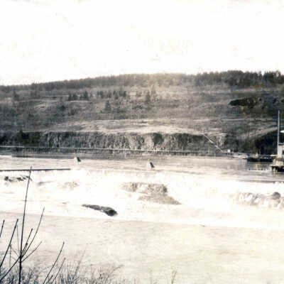 1922 Flood - Willamette Falls - Oregon City