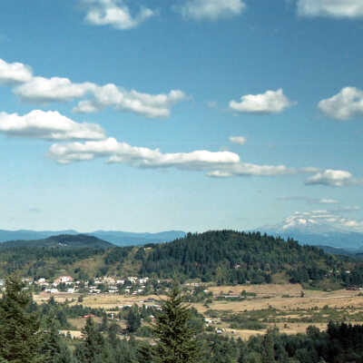 Happy Valley and Mt. Hood. 1988