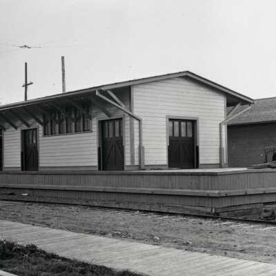 Willamette Valley Southern Railroad Freight Depot 1920, Oregon City