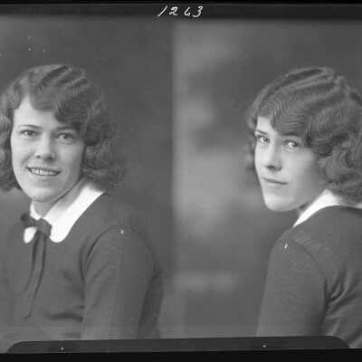 Photograph for Evelyn Burman - November 1929 - Negative