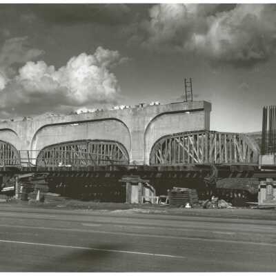 Construction of I205, Abernethy Bridge