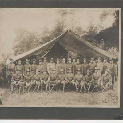 Mort Cockrell and Oregon Men in the Philippine Islands during the Spanish American War in 1898