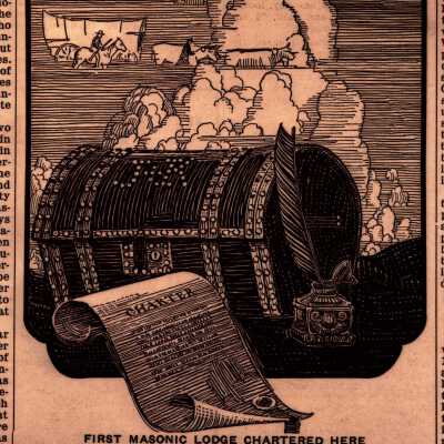 Masonic Charter Trunk
