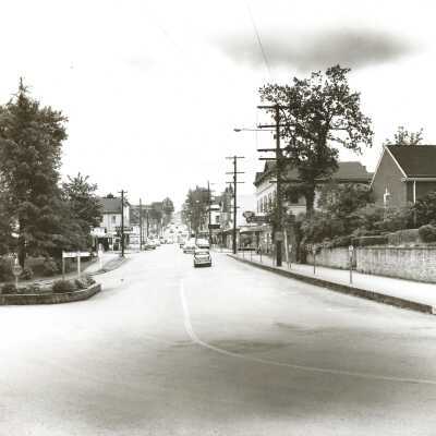 Oregon City, Oregon on the Hill, 7th Street from High Street