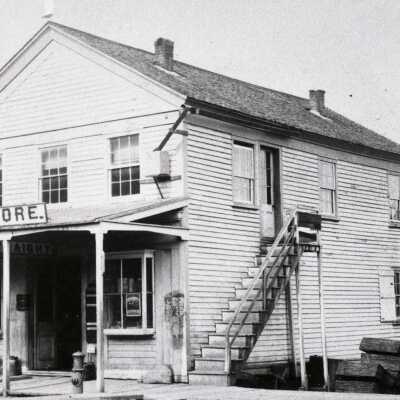 Oregon City 1882 ca. - H. B. Straights Farmer's Store - 8th and Main Street