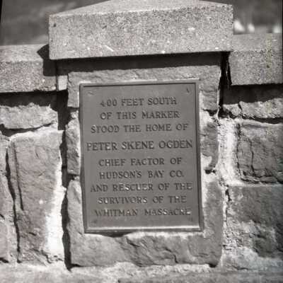 Ogden House Marker in Oregon City