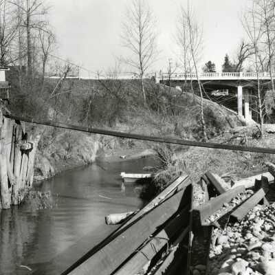 Abernethy Creek before Construction of Drain, #1.