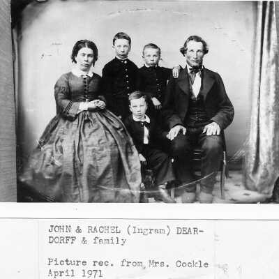 Deardorff, John , Rachel and Family Portrait