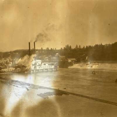 Willamette Falls 1919 - Oregon City and West Linn Mills