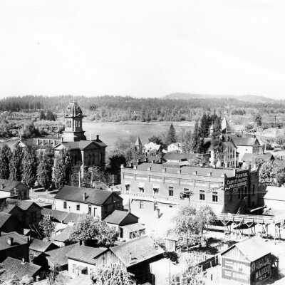 Oregon City - from the Bluff - 7th to 10th Streets