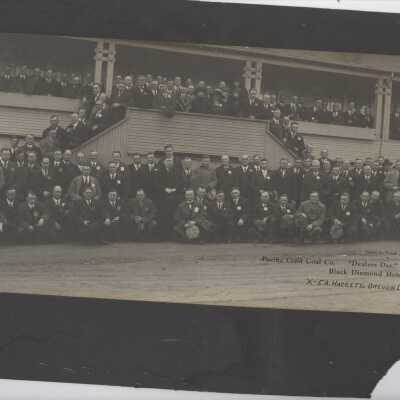 Group Photo Pacific Coast Coal Co. - E. A. Hackett