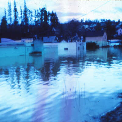 1964 Flood - 15th and Washington - Oregon City Oregon