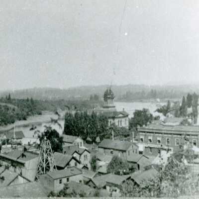 Oregon City - Looking North from the Bluff