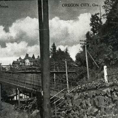 Oregon City 7th Street Steps - 1910