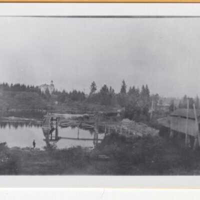 Oswego Bridge and Dam 1912