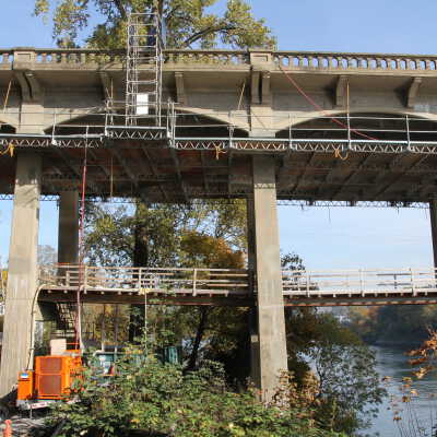 Oregon City Arch Bridge Restoration 2011