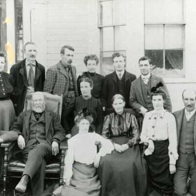 Reunion of the William Hatchette Vaughan family 3 Mar 1903.: Origformat: Print-Photographic