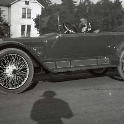 Nan Cochran's Nephew in Car