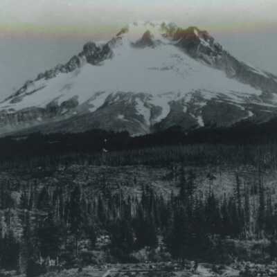 Government Camp 1908 - View of Mt. Hood