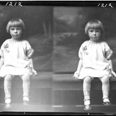 Female Child's Photograph for Julia Schriver - October 1929 - Negative