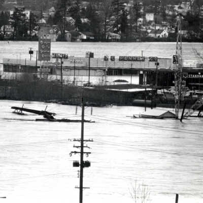 1964 Flood - Oregon City Shopping Center