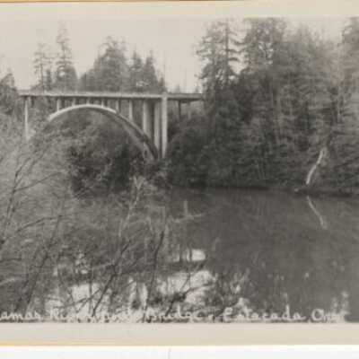 Estacada Bridge Over Clackamas River 1920