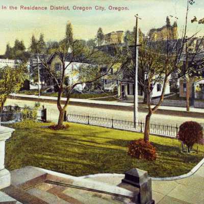 Oregon City Main Street from Court House Steps