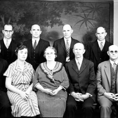 E.C.Silby Group Photograph - about 1935